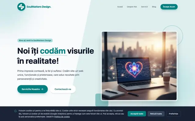 Soulmatters Design SRL website