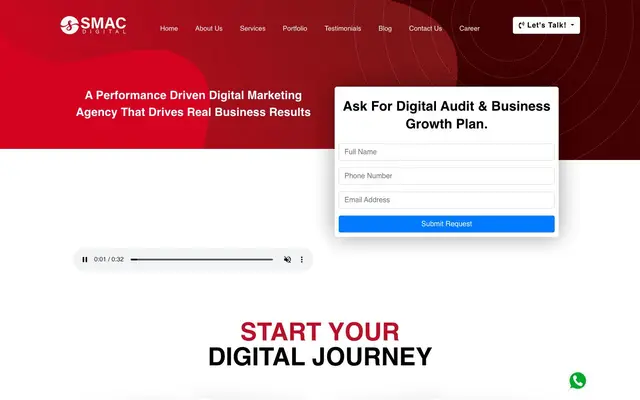 SMAC DIGITAL website