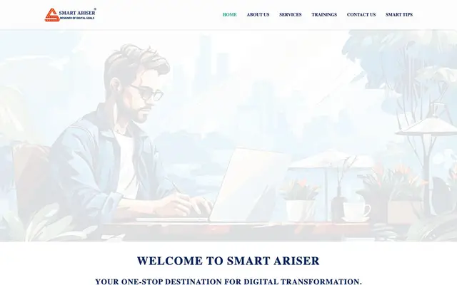 Smart Ariser Tech Solution website
