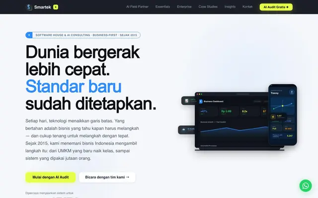 Smartek Sistem website