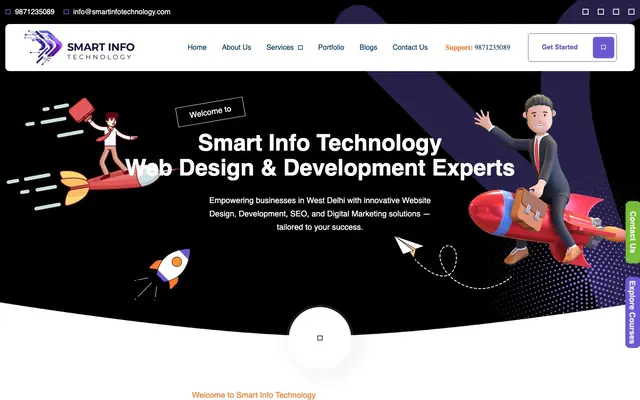 Smart Info Technology website