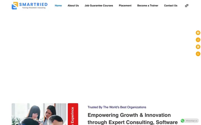 Smartried Software Technologies PVT LTD website