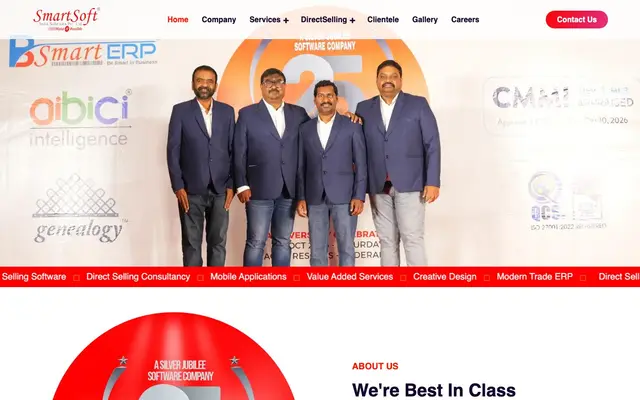 SmartSoft India Solutions Pvt. Ltd website
