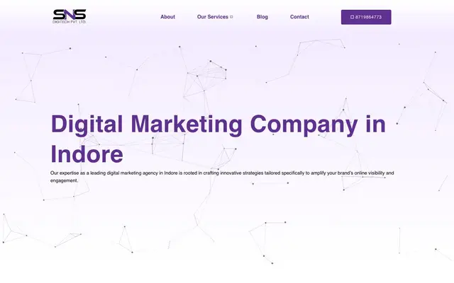 SNS Digitech Pvt Ltd website