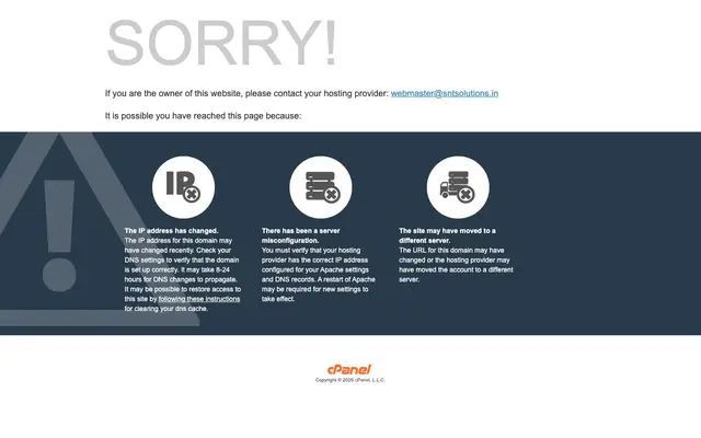 SNT Solutions Digital Problems Tackled PVT LTD website