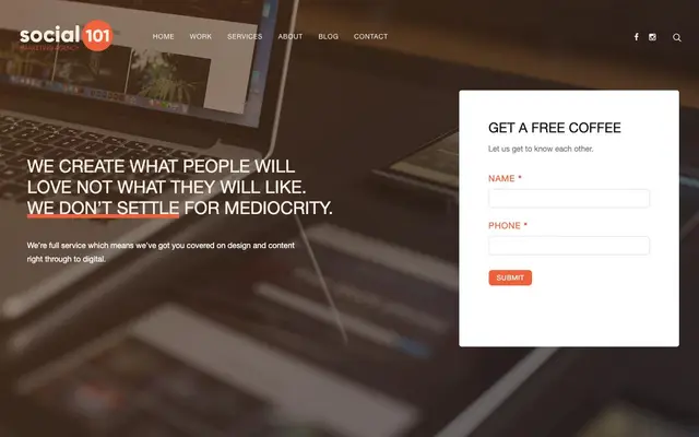 Social 101 website