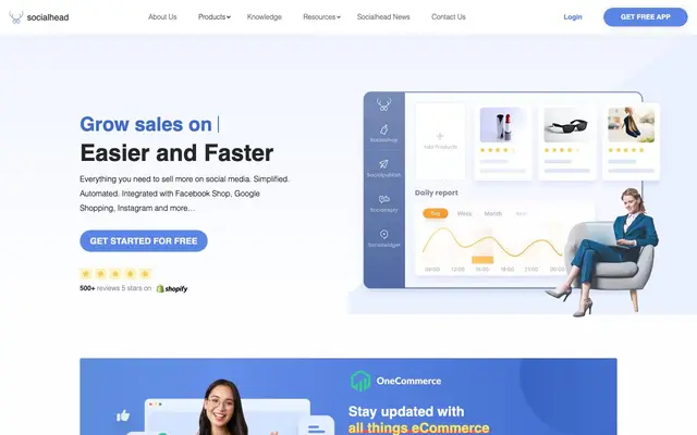 Socialhead website