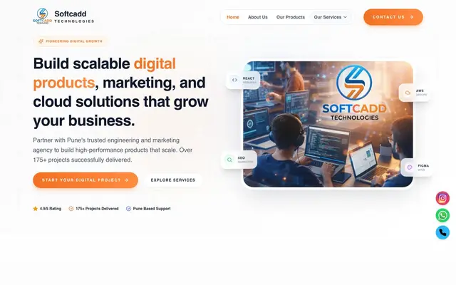 softcadd Technologies website