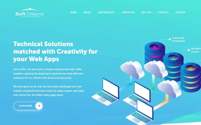 Soft Dreams SRL website