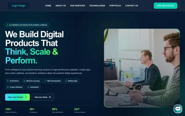 SoftGiant Technologies website