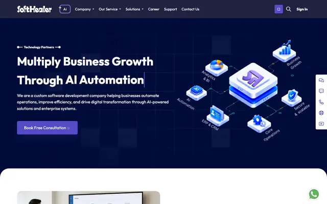 Softhealer Technologies Pvt. Ltd. website