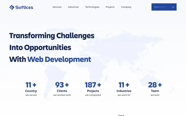 Softices Consultancy Pvt. Ltd. | Top Software Development & IT Company in Adajan Pal, Surat website
