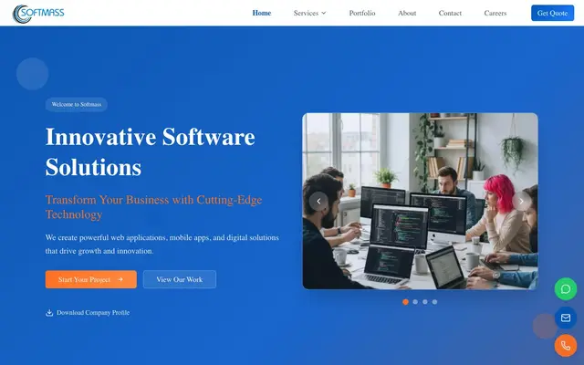 SoftMass Technologies Private Limited website