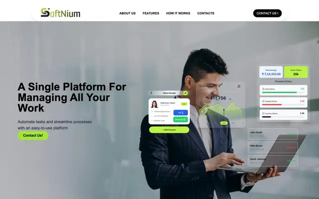 Softnium website