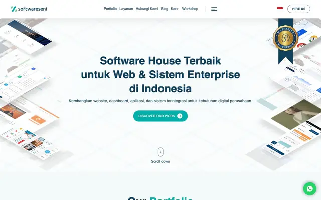SoftwareSeni website