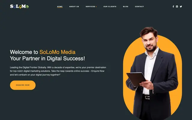 Solomo Media website