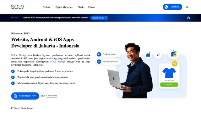 SOLV Design website