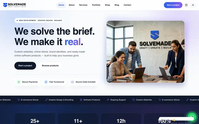 Solvemade website