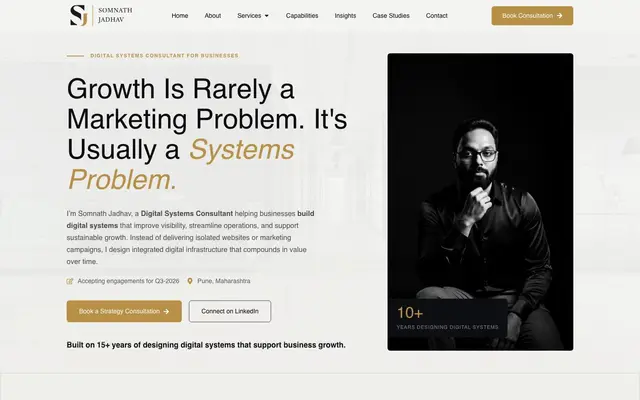 Somnath Jadhav website