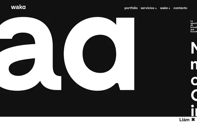 Estudio Branding waka website