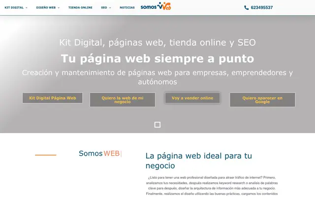 Somos Web website