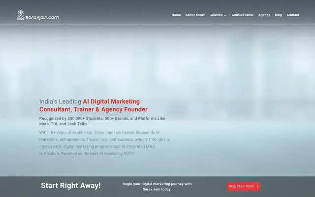 Sorav Jain website