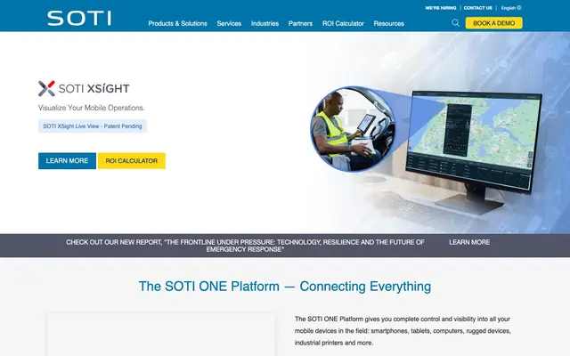SOTI website