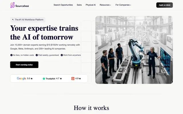 Sourcebae website