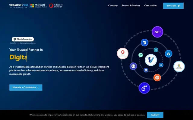 Sourceved Technologies Pvt Ltd website