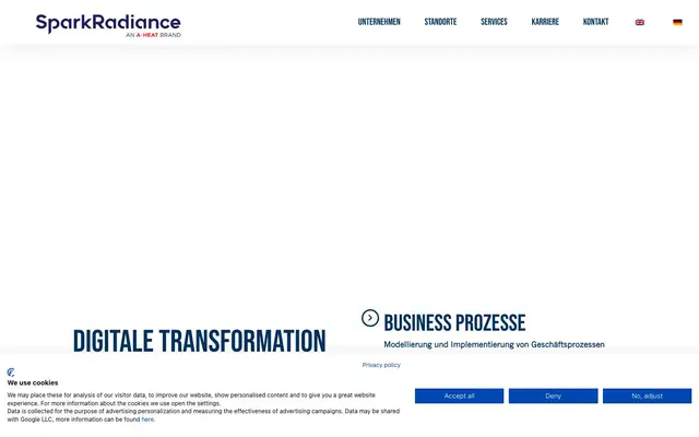 SC Spark Radiance SRL website
