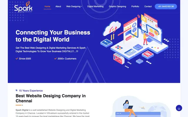 Spark digital & WebSolution website
