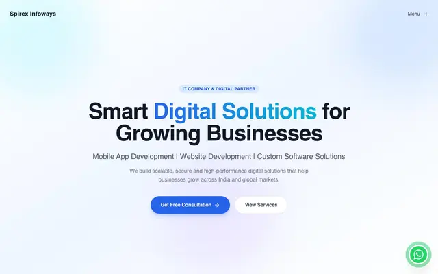 Spirex Infoways | Mobile App and Website Development - IT Company website