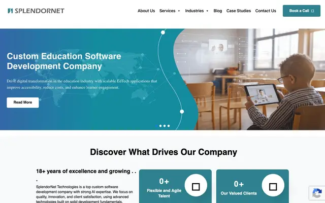 SplendorNet Technologies Pvt Ltd website
