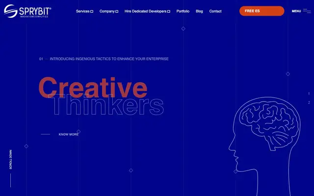 SpryBit website