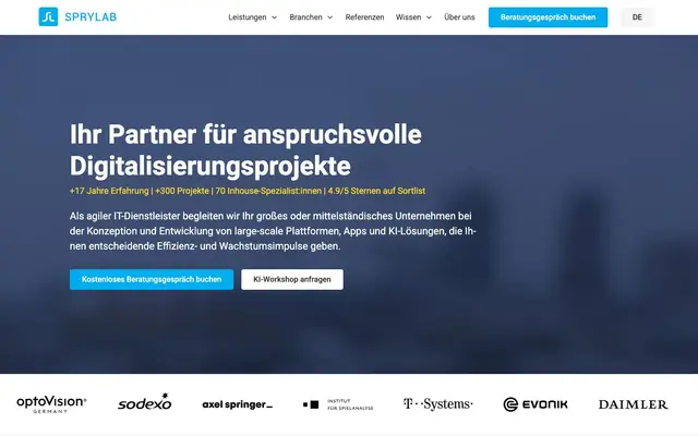 sprylab technologies GmbH website