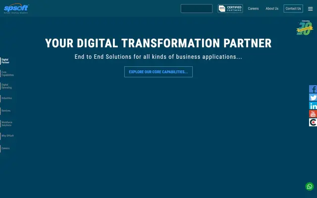 SP Software (P) Limited website