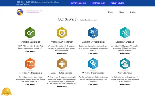 SRMAK Technological System Private Limited website