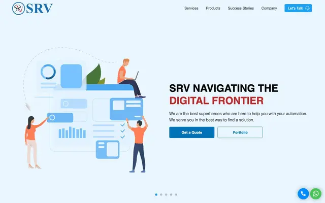 SRV InfoTech website