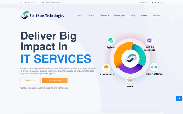 StackNous Technologies Pvt. Ltd. website