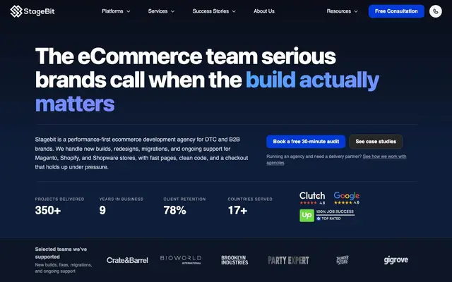 Stagebit website