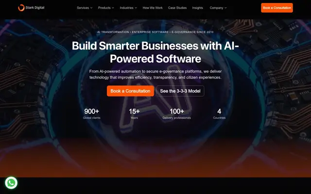 Stark Digital Media Services Pvt. Ltd website
