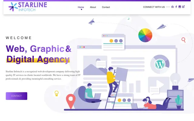 Starline Infotech website