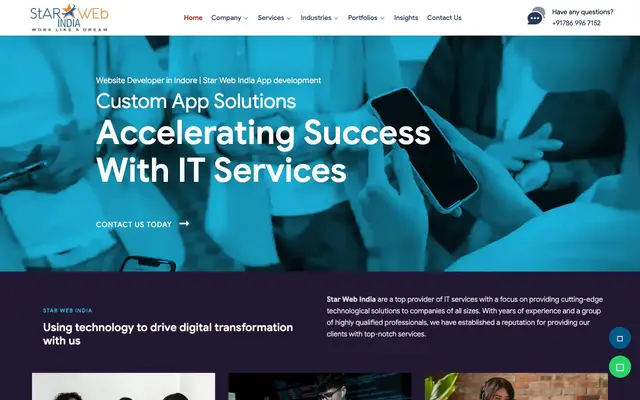 Star Web India website