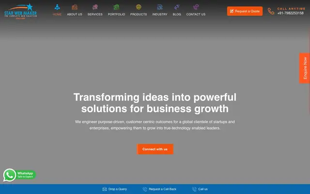 Star Web Maker website