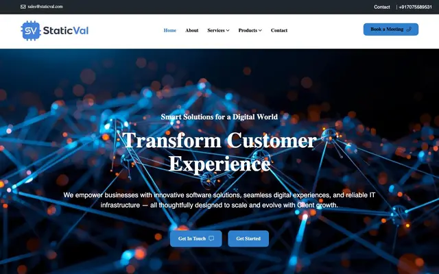 StaticVal website