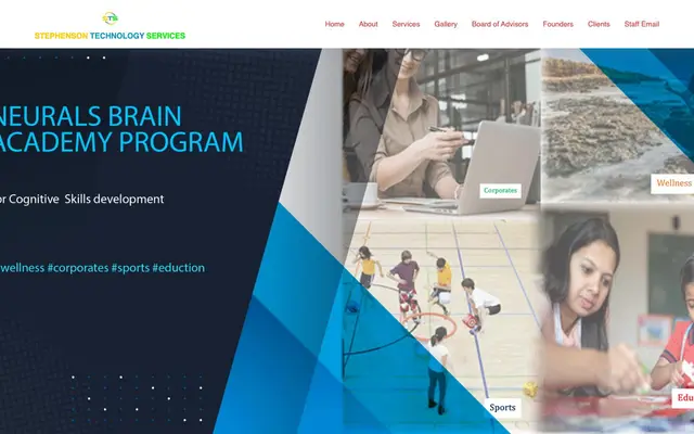 Stephenson Technology Services website
