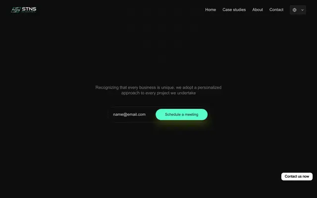 STNS DEVELOPMENT website