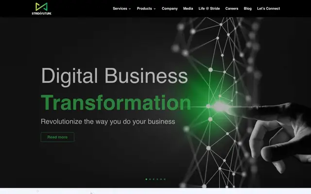Stridefuture Technologies website