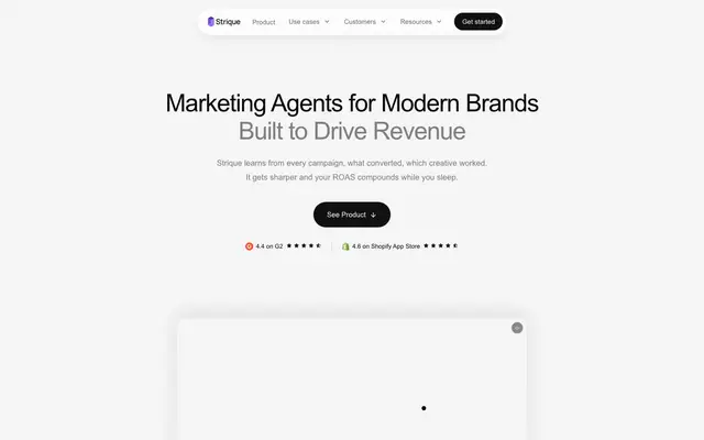 Strique website