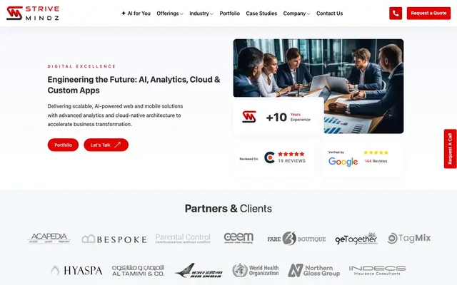 Strivemindz website